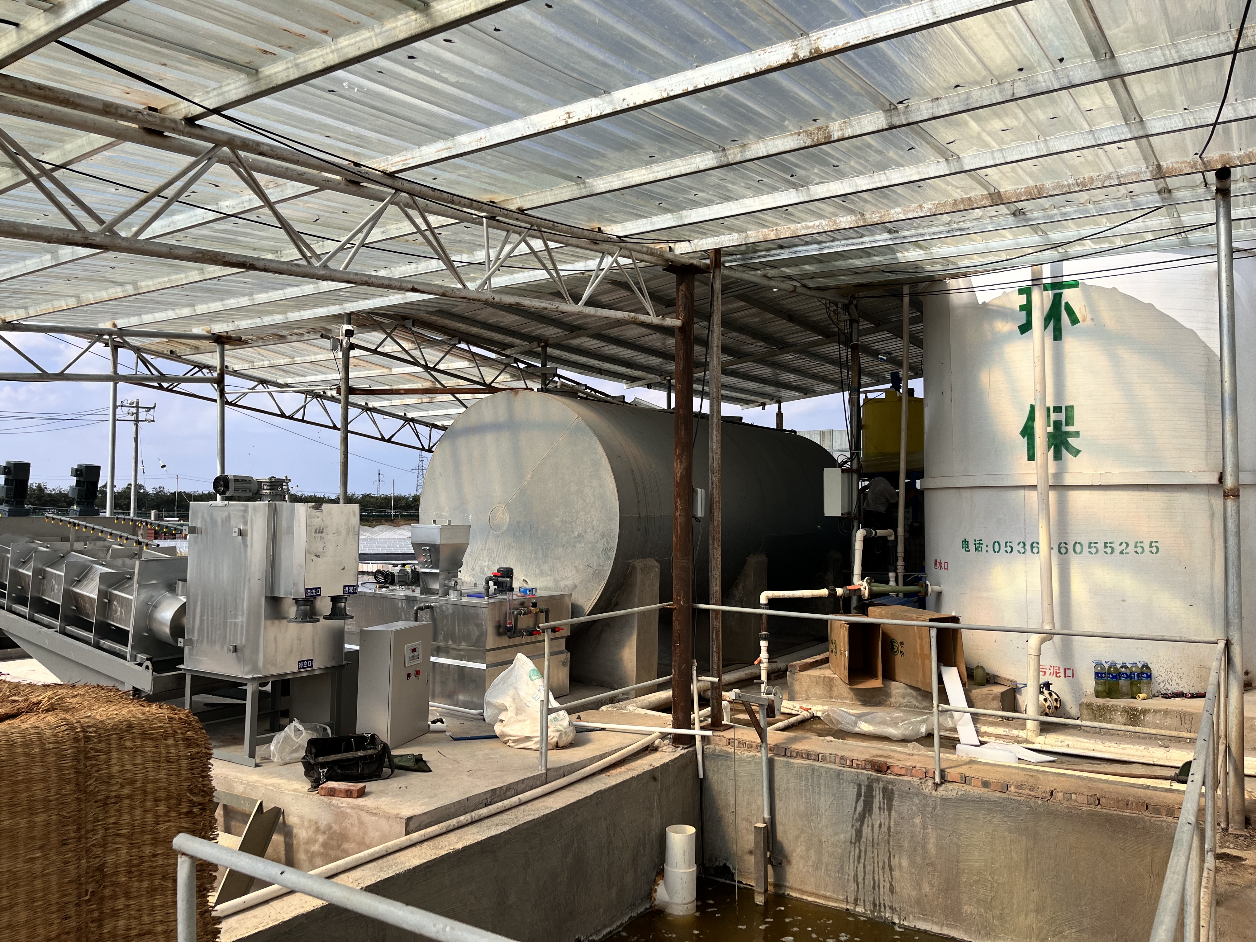 尾菜加工廢水能不能用疊螺機？云南尾菜加工新增402型疊螺機